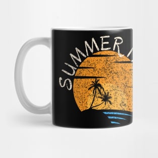 Summer 1984 Retro Sunset Design Mug